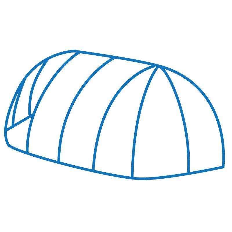 003 Long Dome Globe Awning (Frame only) 003 Long Dome Globe Awning (Frame only)